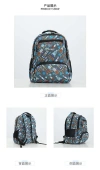 Australian South American Trade High School, junior high school, and senior high school students' schoolbags, fashionable and trendy backpacks, new Korean version backpacks details Picture